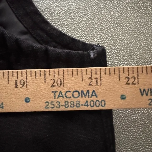 Wrangler Workwear Hooded Insulated Vest Men’s Medium Black Full Zip - Picture 8 of 9